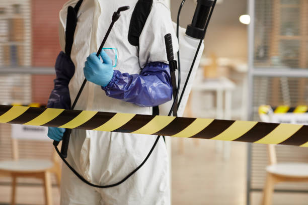 Professional Sewage Cleanup technician working in Riverside, MD